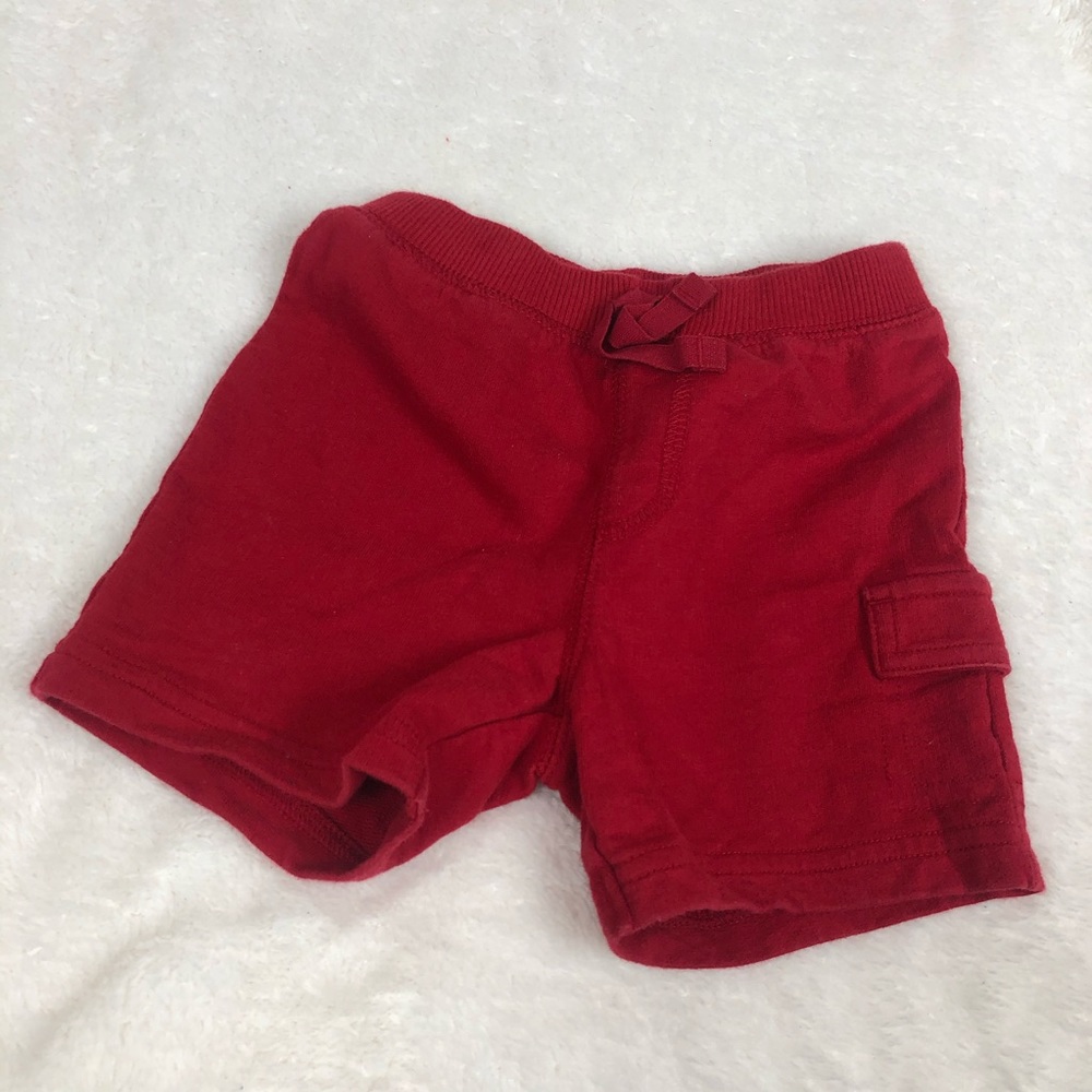 Jumping Beans boys red shorts 12 month